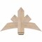 Ekena Millwork Alberta Smooth Timber Gable Bracket, Douglas Fir, 36"W x 21"H x 5 1/2"D x 5 1/2"F, 14/12 Pitch GBW036X21X0606ALB00SDF - alternate 1